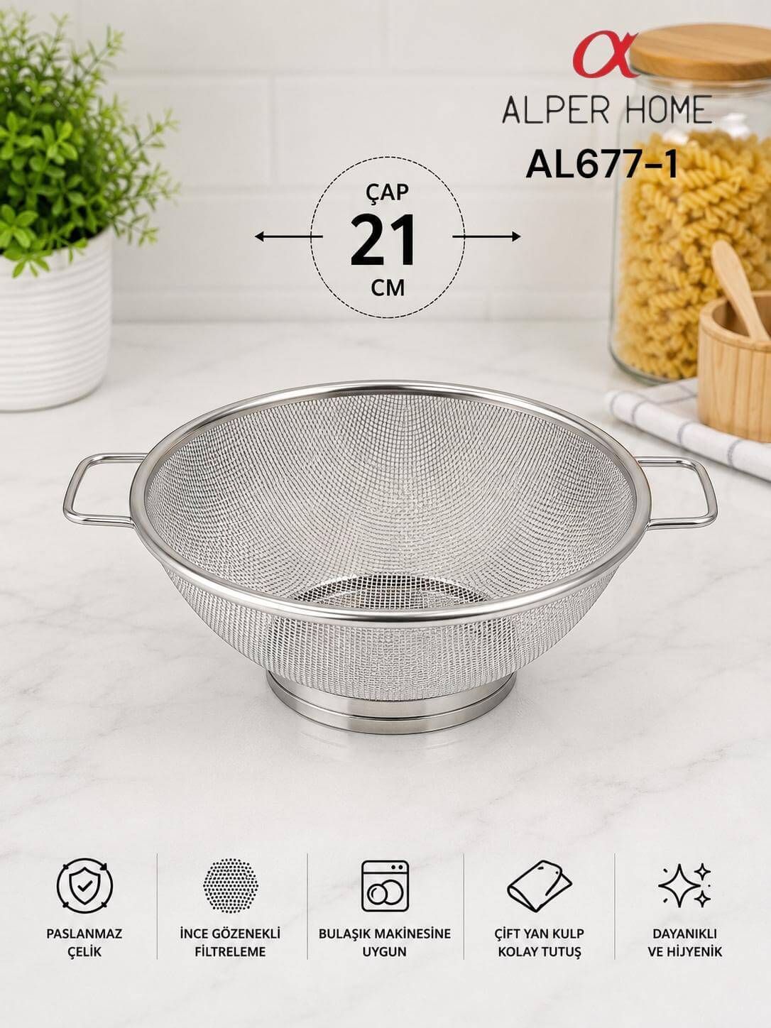 KÜÇÜK METAL SÜZGEÇ*100