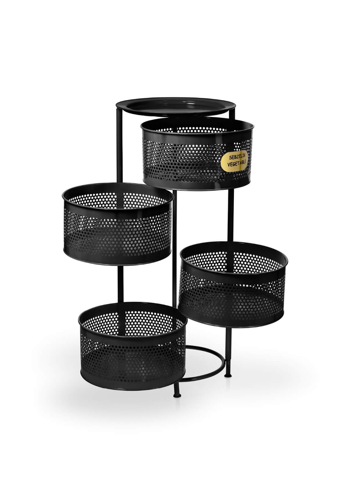 4 LÜ SEBZELİK SİYAH*1