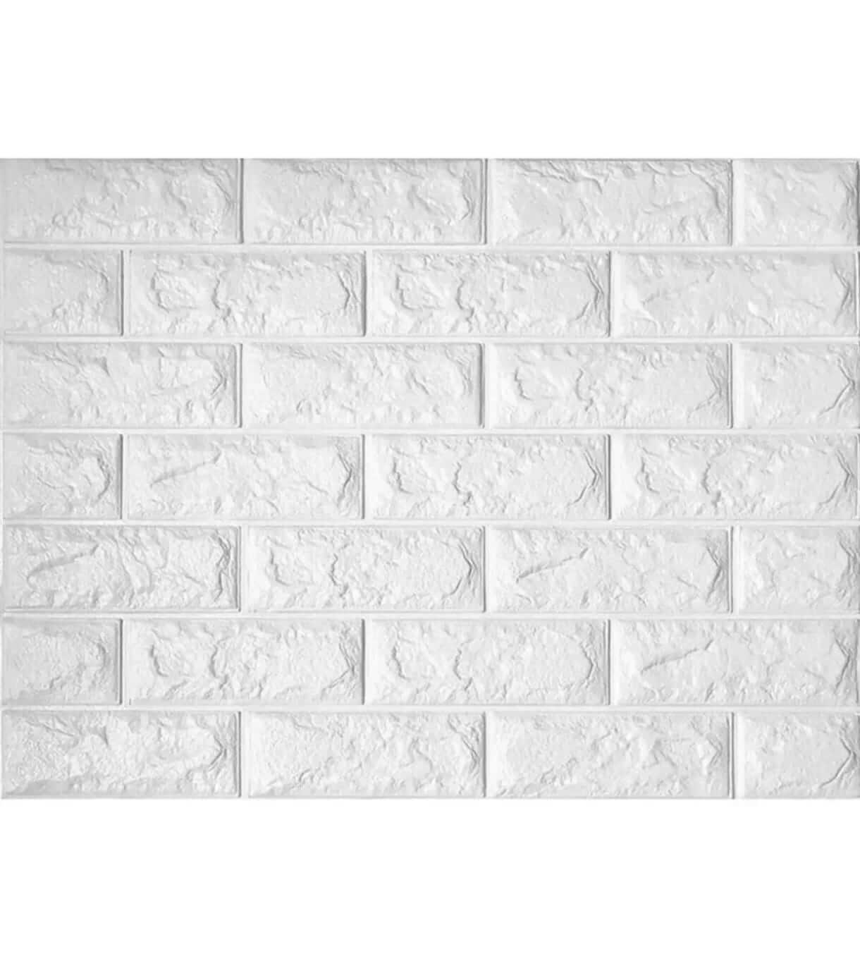 3D-E09 BEYAZ YAPIŞKAN DUVAR PANELİ*120