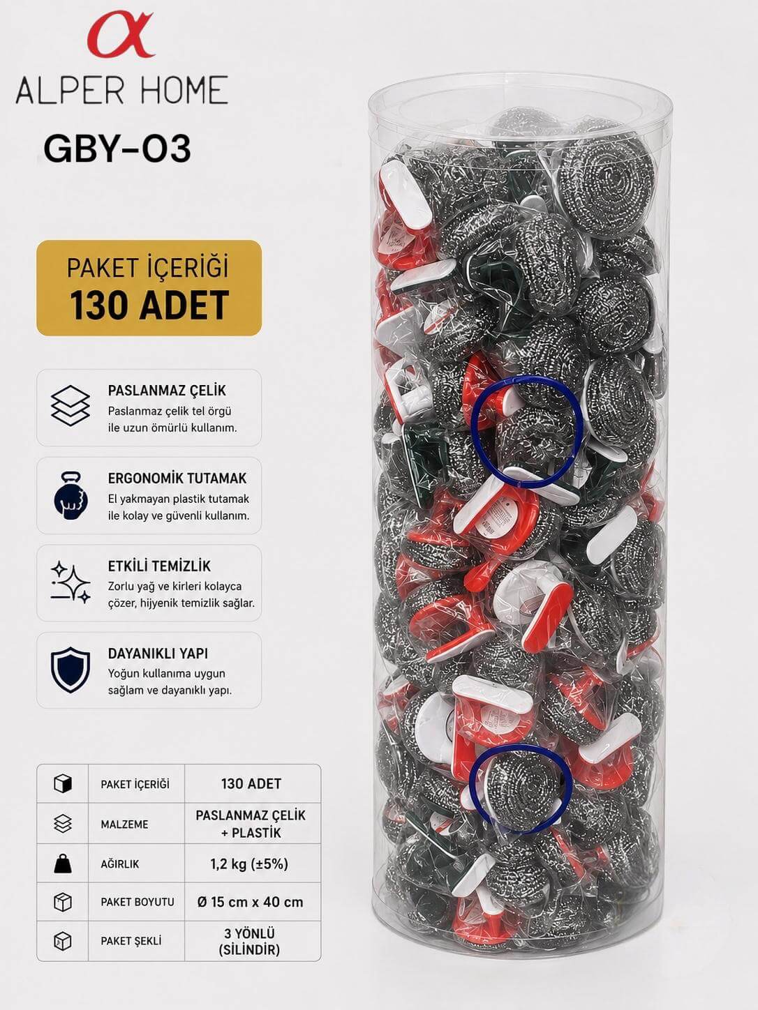 LÜX BULAŞIK TELİ*130