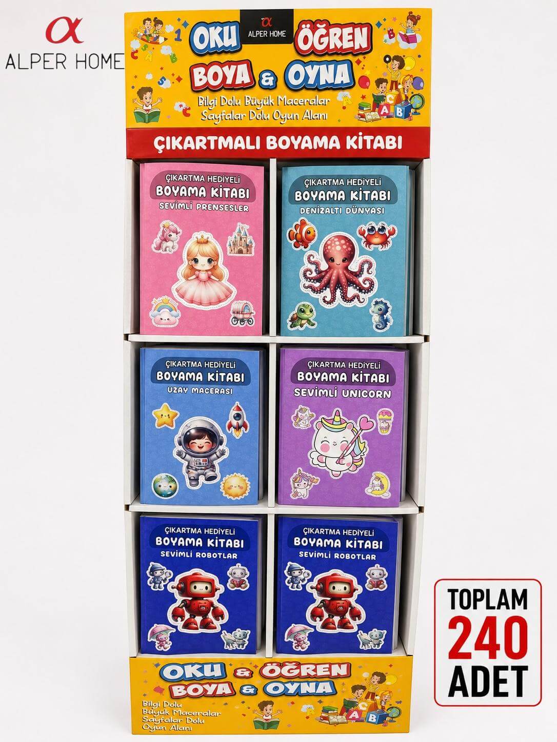 ÇIKARTMALI BOYAMA KİTABI*240