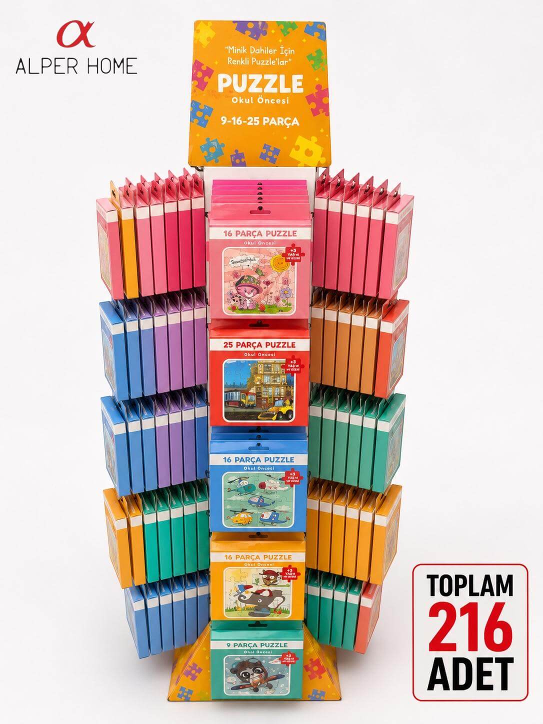 9,16,25 PARÇA PUZZLE STANDLI*216