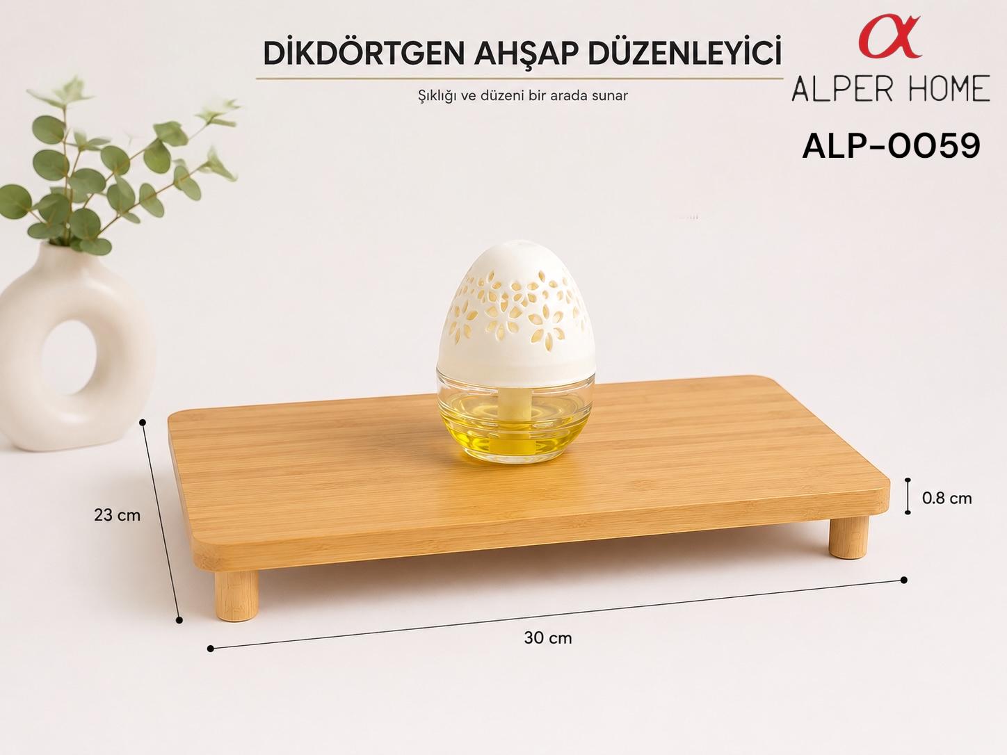 DİKDÖRTGEN AHŞAP DÜZENLEYİCİ23*30 CM *24